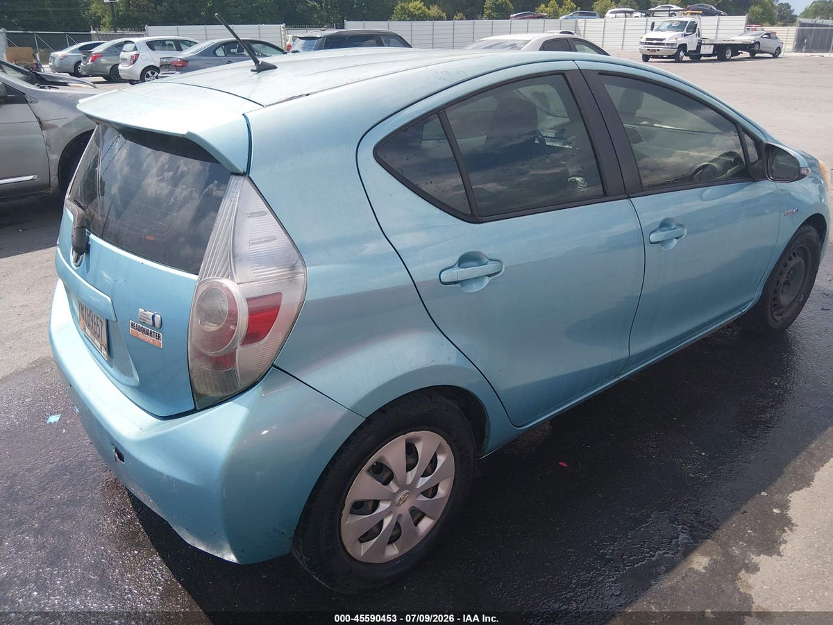 2014 TOYOTA PRIUS C ONE — снимка 4