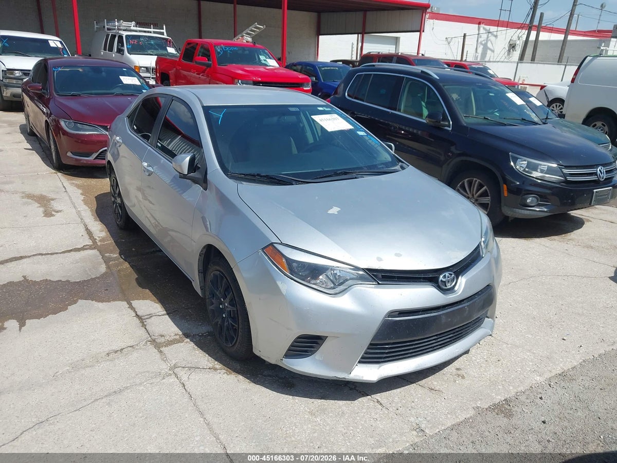 2015 TOYOTA COROLLA LE