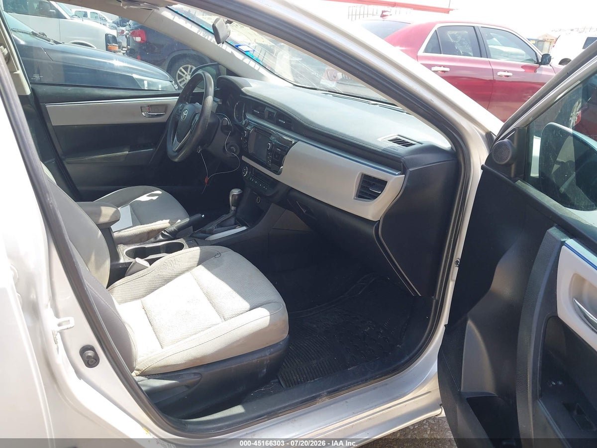 2015 TOYOTA COROLLA LE — снимка 5