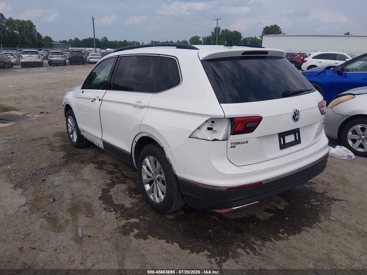 2018 VOLKSWAGEN TIGUAN 2.0T SE/2.0T SEL — снимка 3
