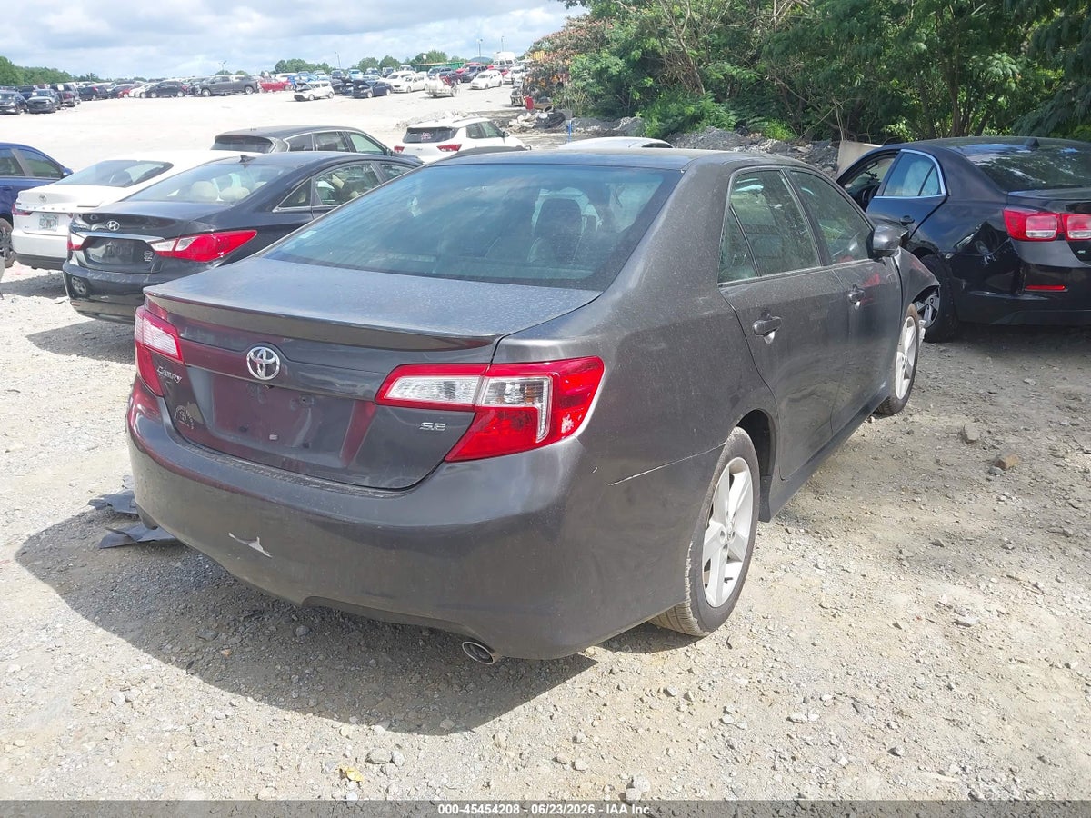 2012 TOYOTA CAMRY SE — снимка 4