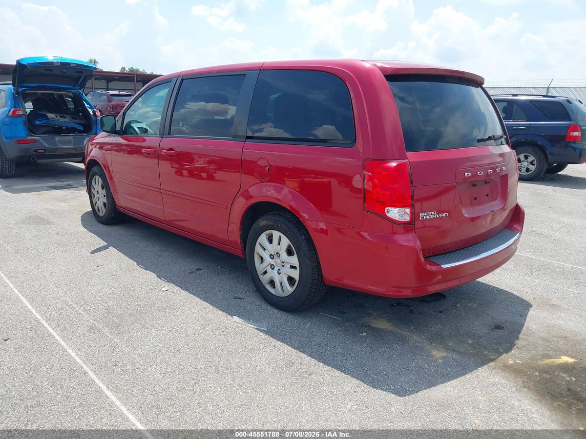 2015 DODGE GRAND CARAVAN SE — снимка 3