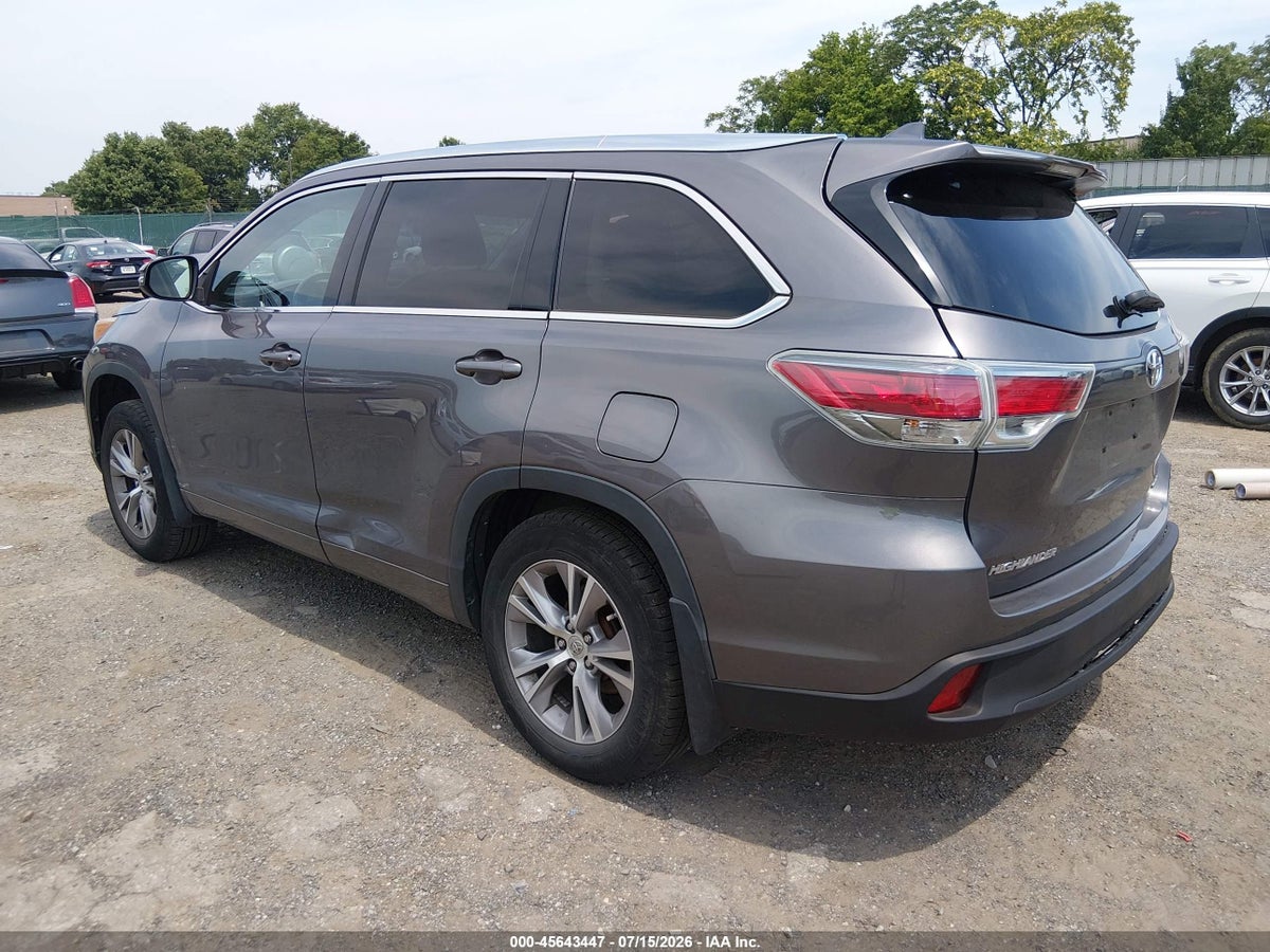 2015 TOYOTA HIGHLANDER XLE V6 — снимка 3