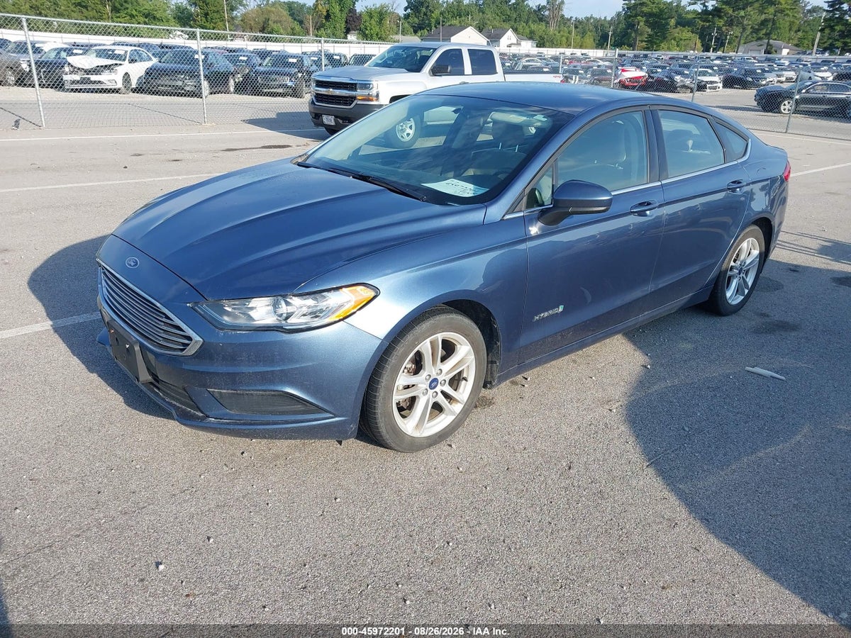 2018 FORD FUSION HYBRID S — снимка 2