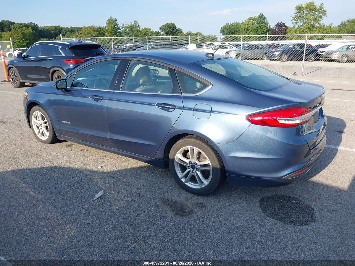 2018 FORD FUSION HYBRID S — снимка 3