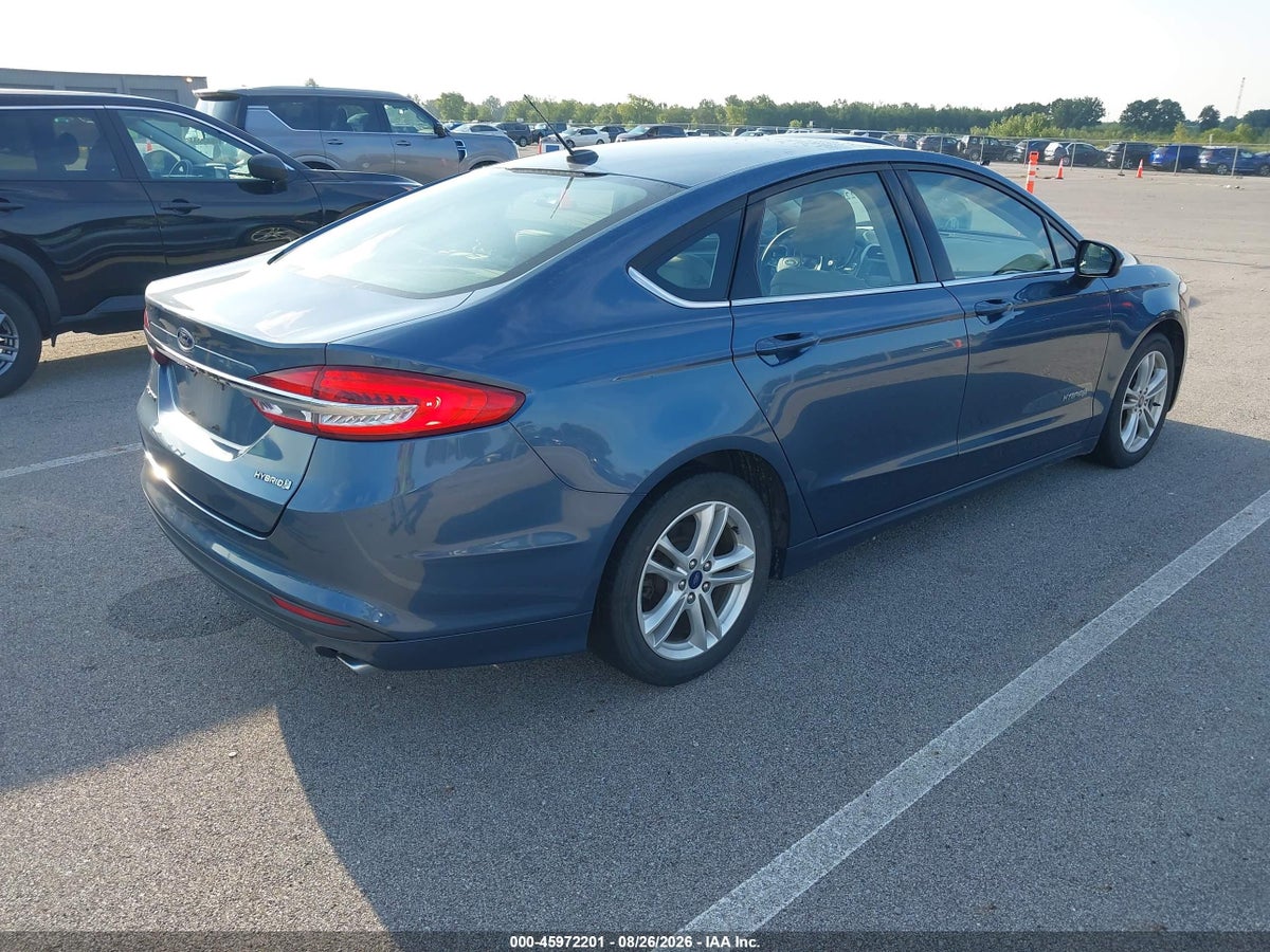 2018 FORD FUSION HYBRID S — снимка 4