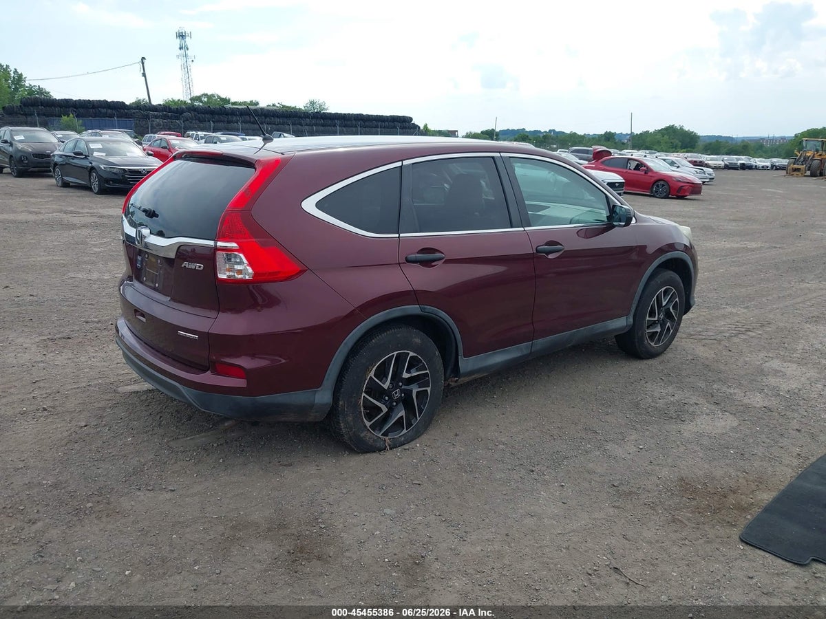 2016 HONDA CR-V SE — снимка 4