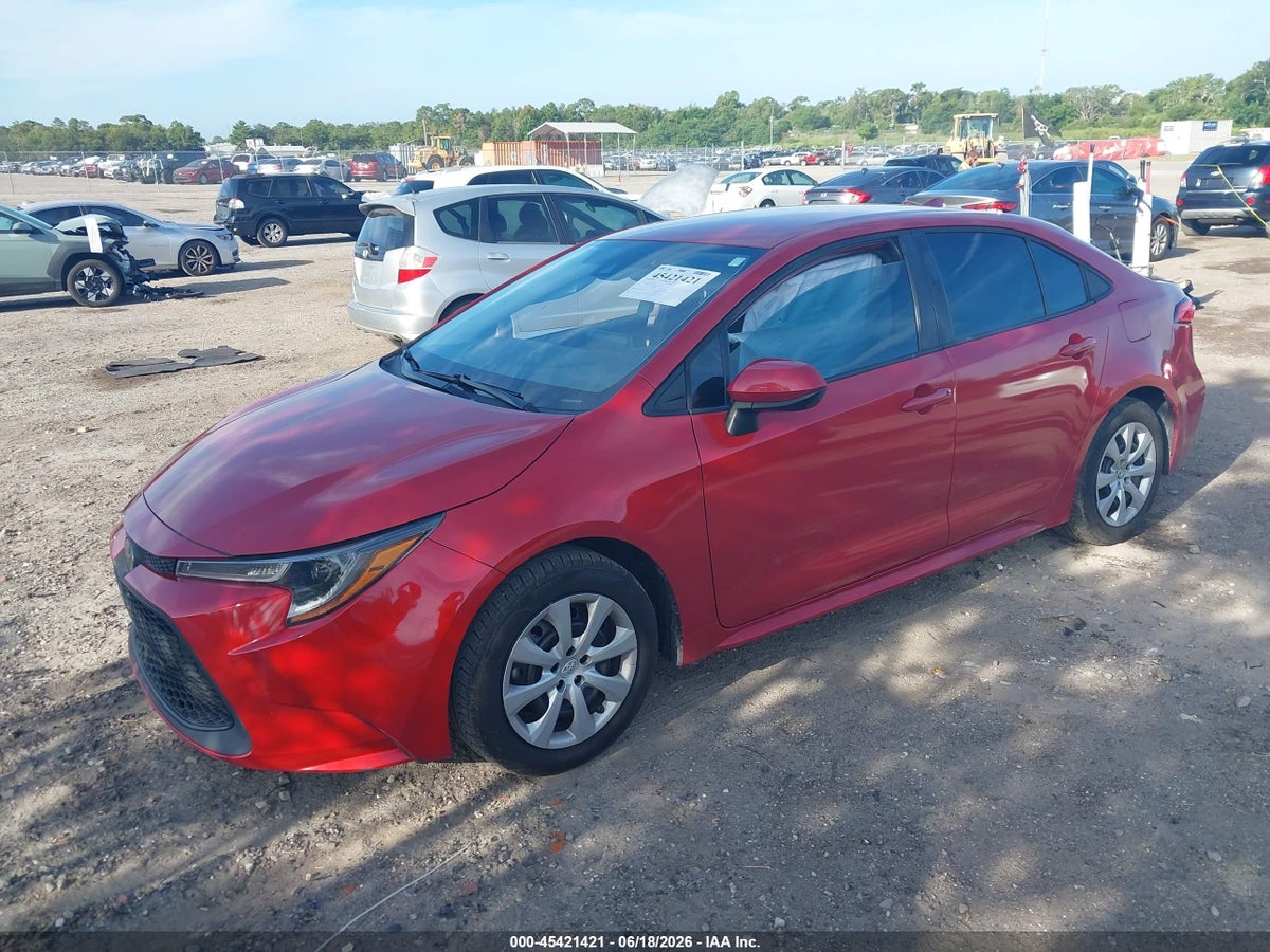 2021 TOYOTA COROLLA LE — снимка 2