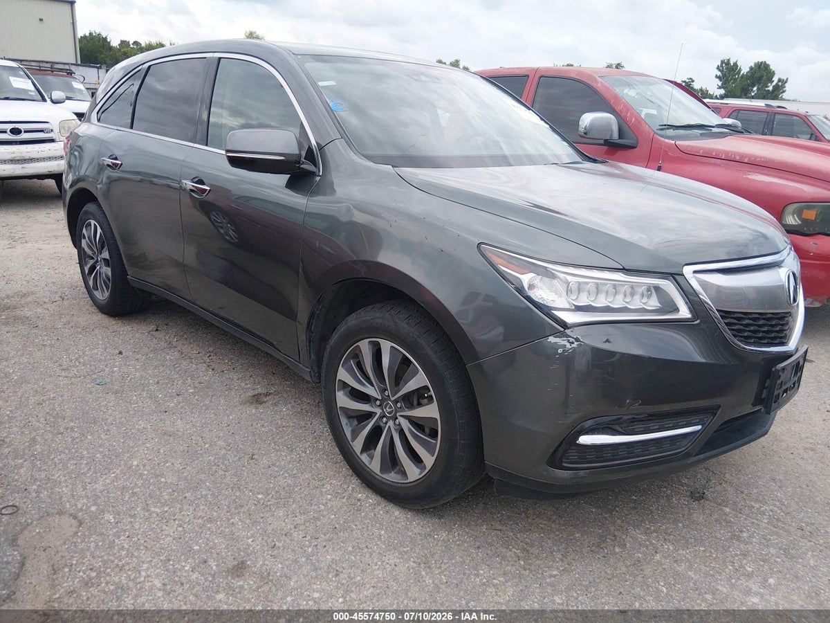 2016 ACURA MDX TECHNOLOGY ACURAWATCH PLUS PACKAGES/TECHNOLOGY PACKAGE