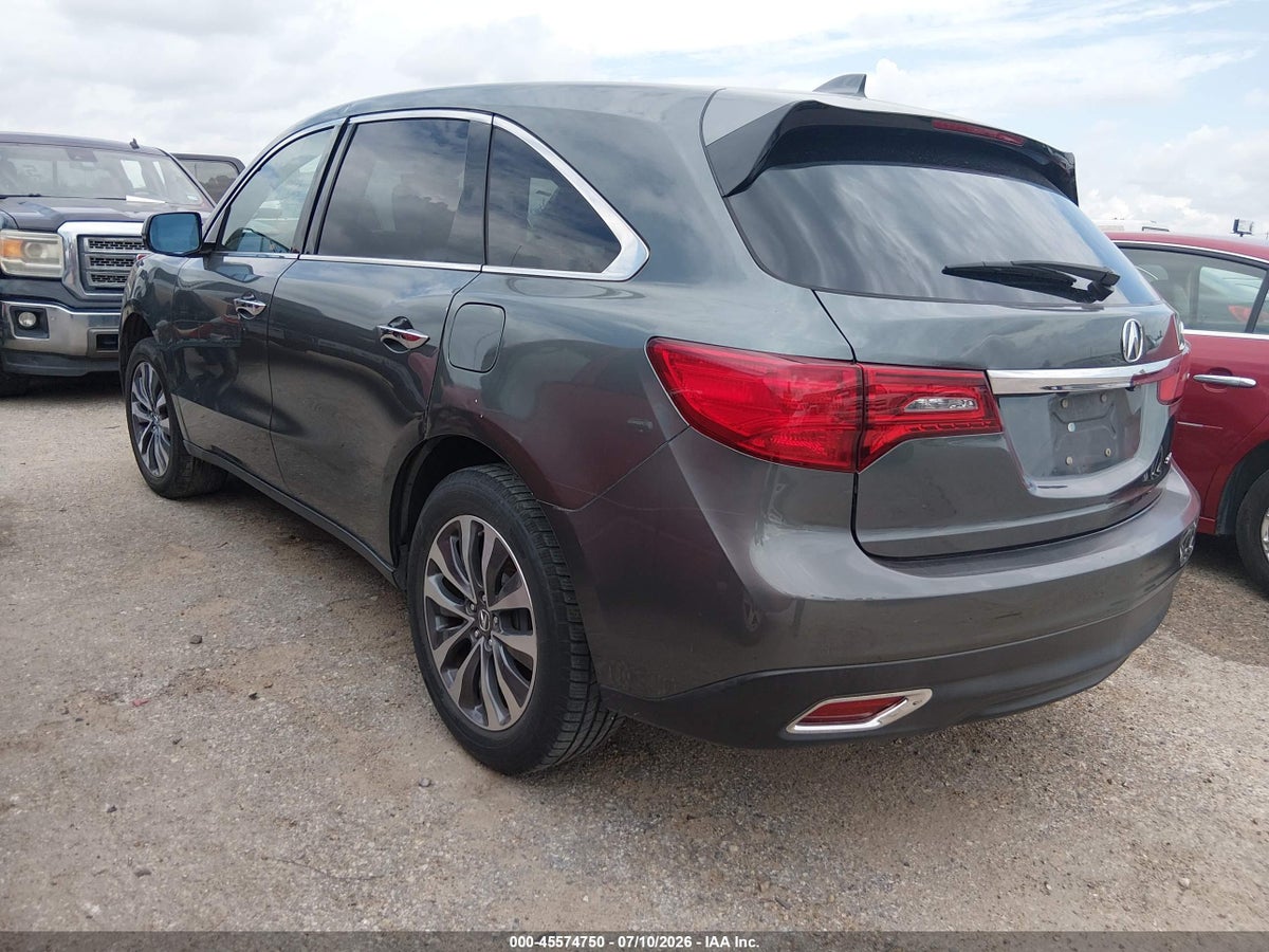 2016 ACURA MDX TECHNOLOGY ACURAWATCH PLUS PACKAGES/TECHNOLOGY PACKAGE — снимка 3
