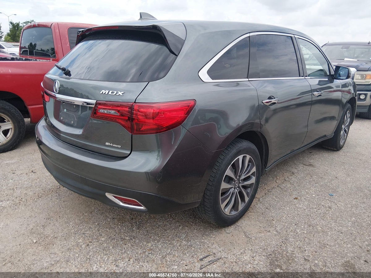 2016 ACURA MDX TECHNOLOGY ACURAWATCH PLUS PACKAGES/TECHNOLOGY PACKAGE — снимка 4