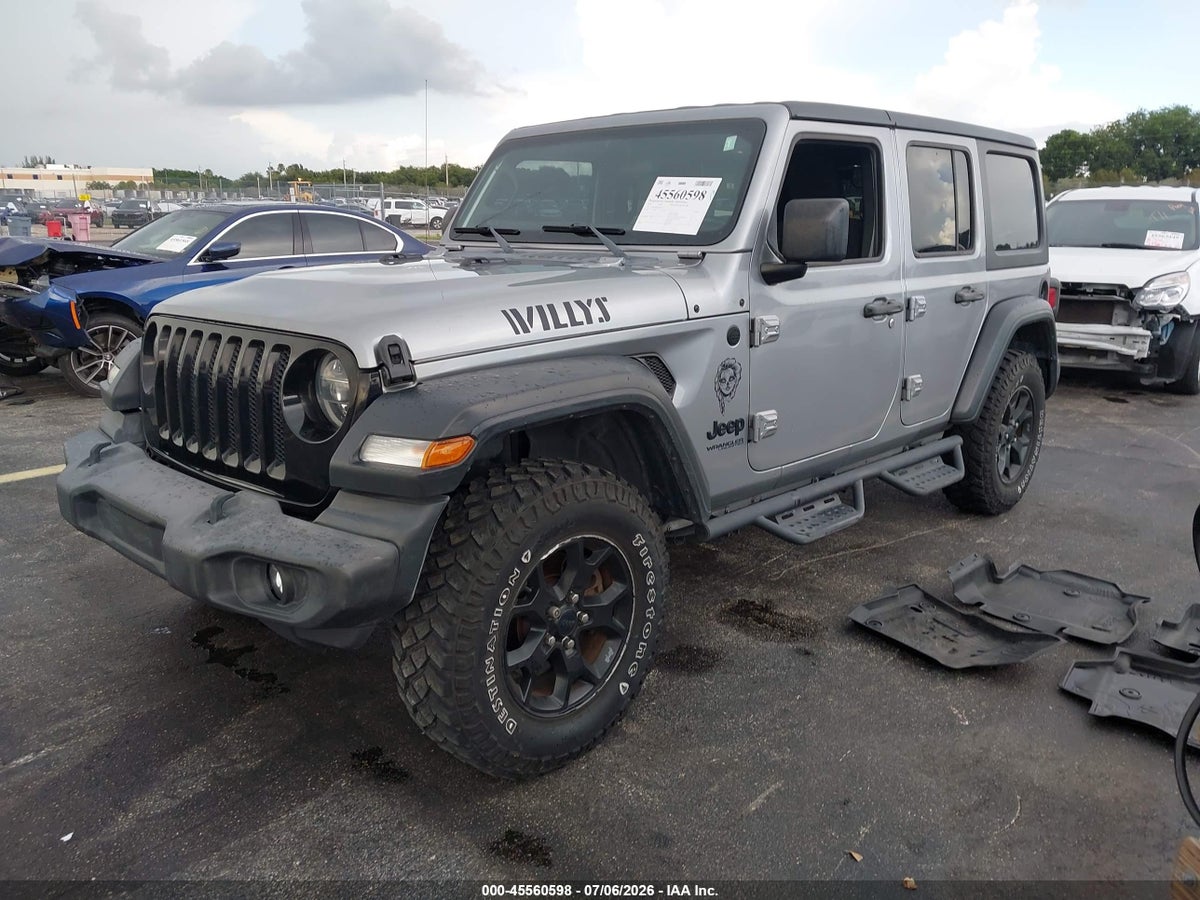 2020 JEEP WRANGLER UNLIMITED WILLYS 4X4 — снимка 2