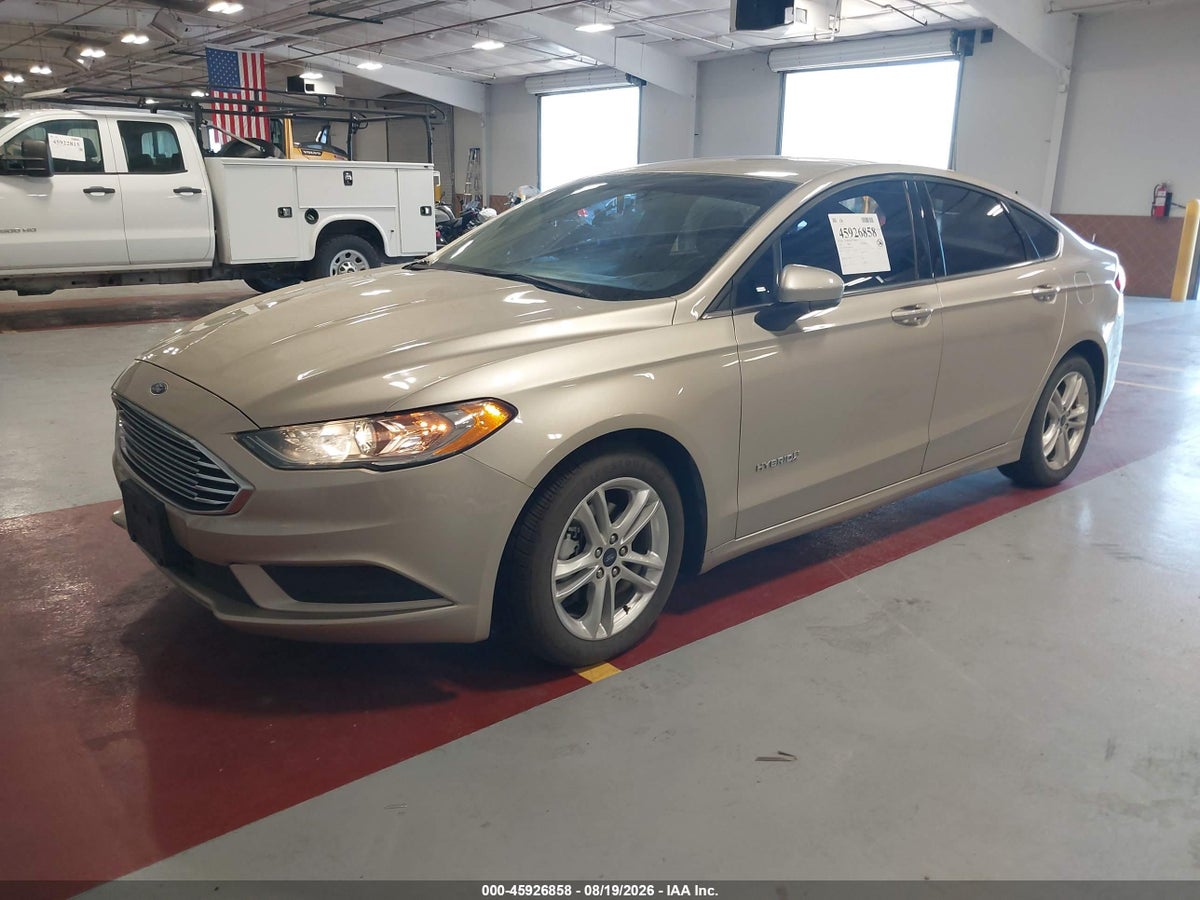 2018 FORD FUSION HYBRID S — снимка 2