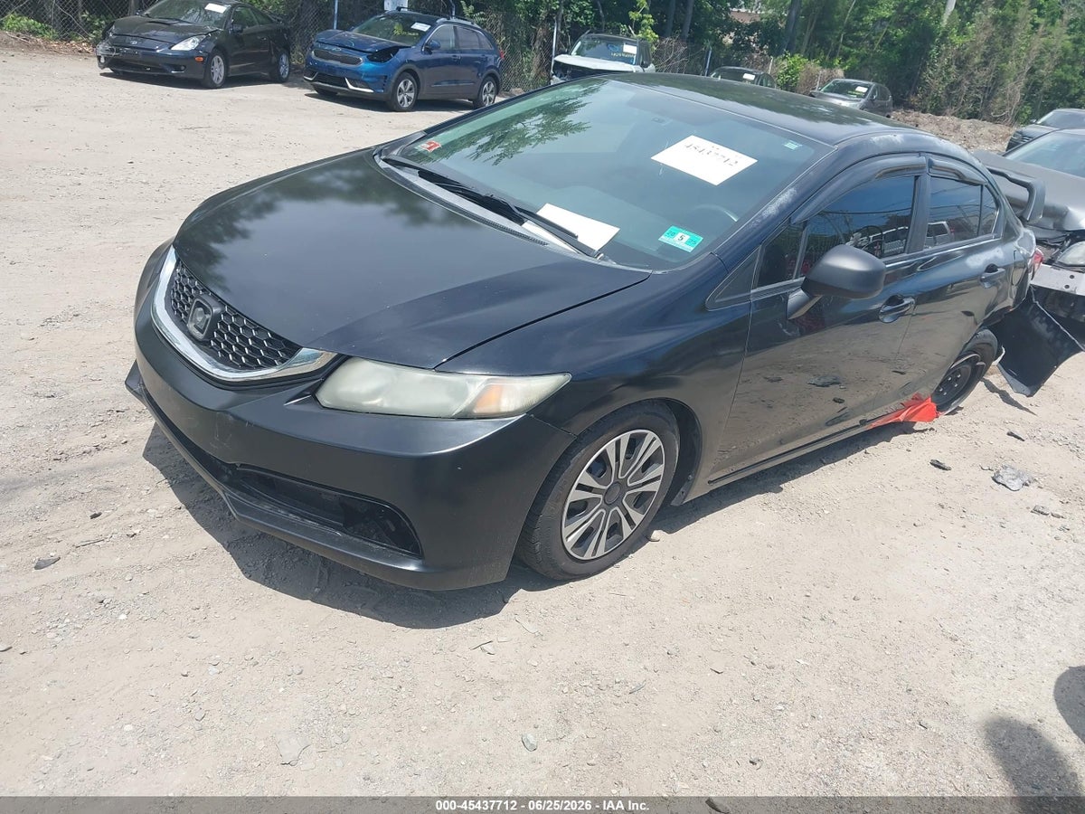 2013 HONDA CIVIC LX — снимка 2