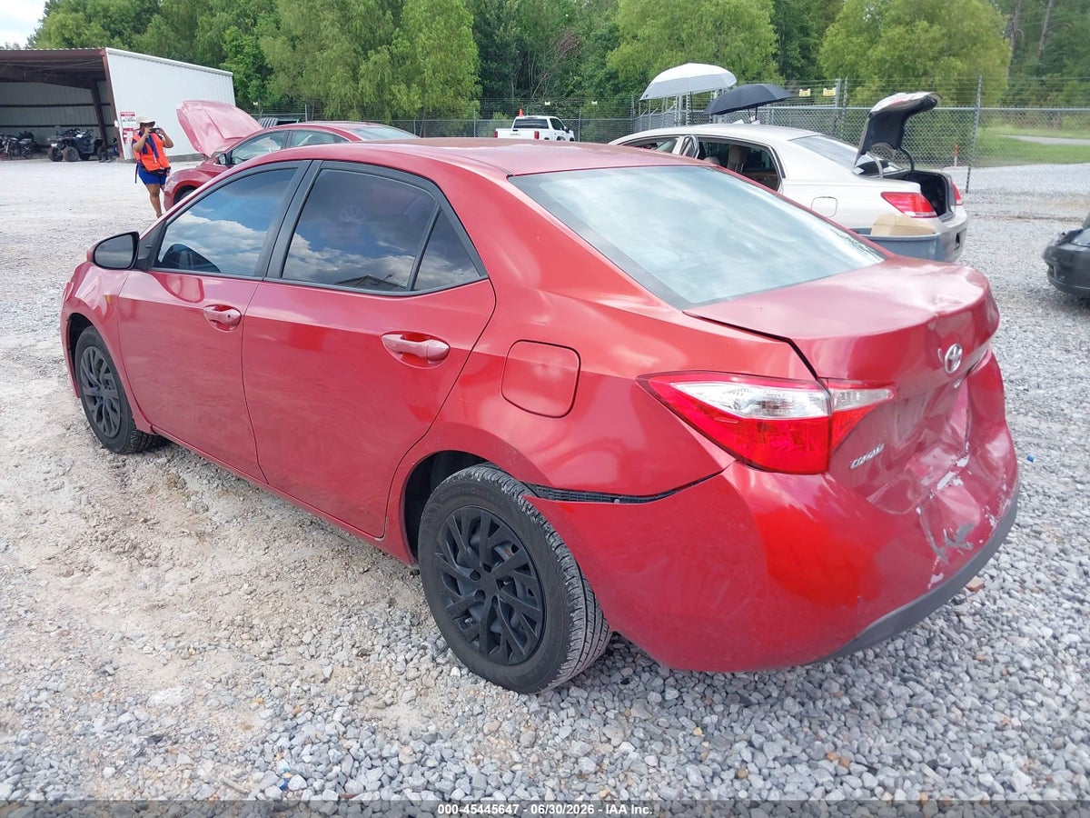 2015 TOYOTA COROLLA LE — снимка 3