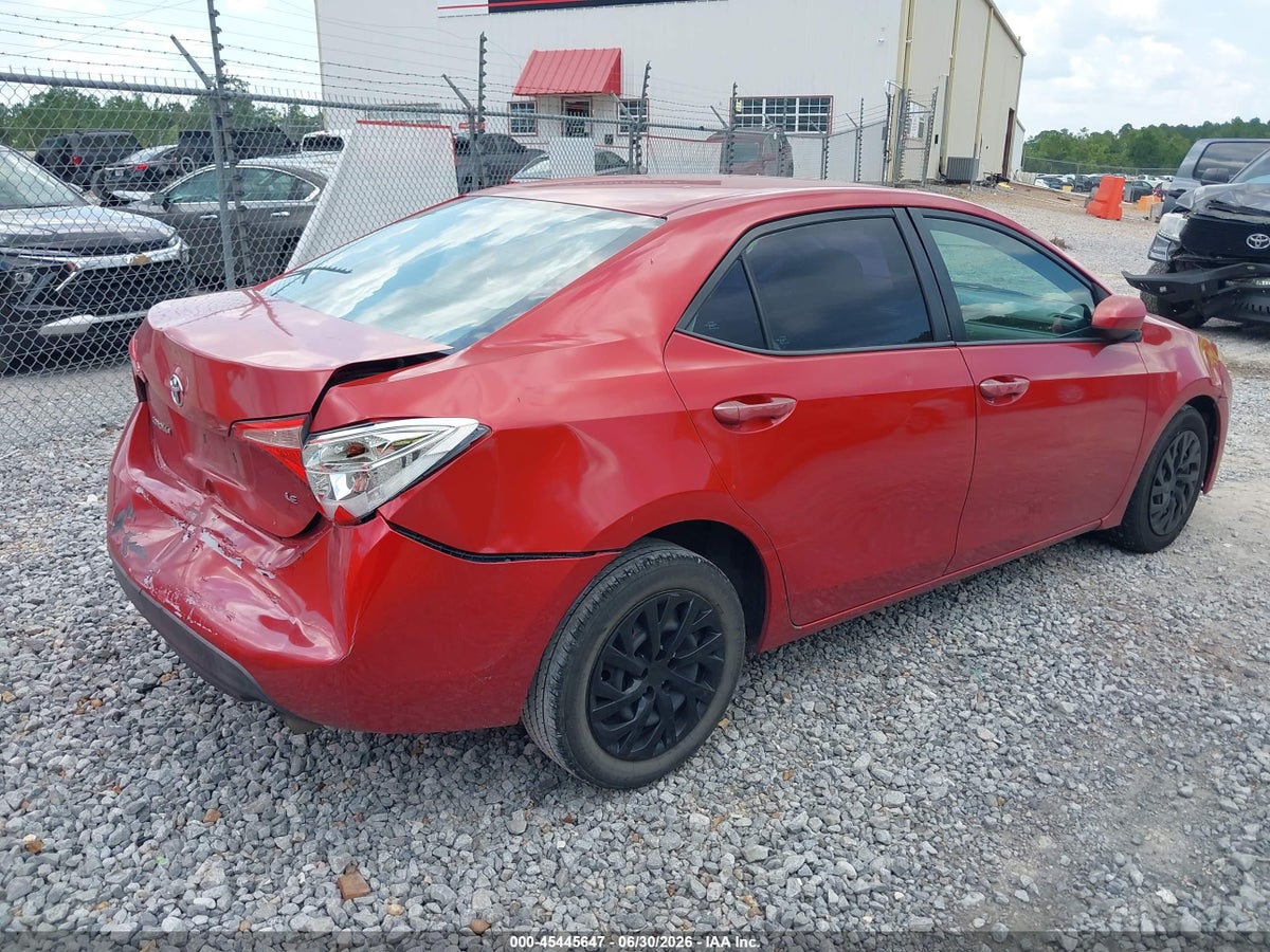 2015 TOYOTA COROLLA LE — снимка 4