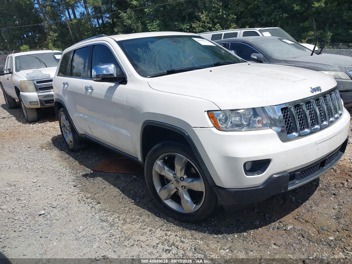 2012 JEEP GRAND CHEROKEE OVERLAND