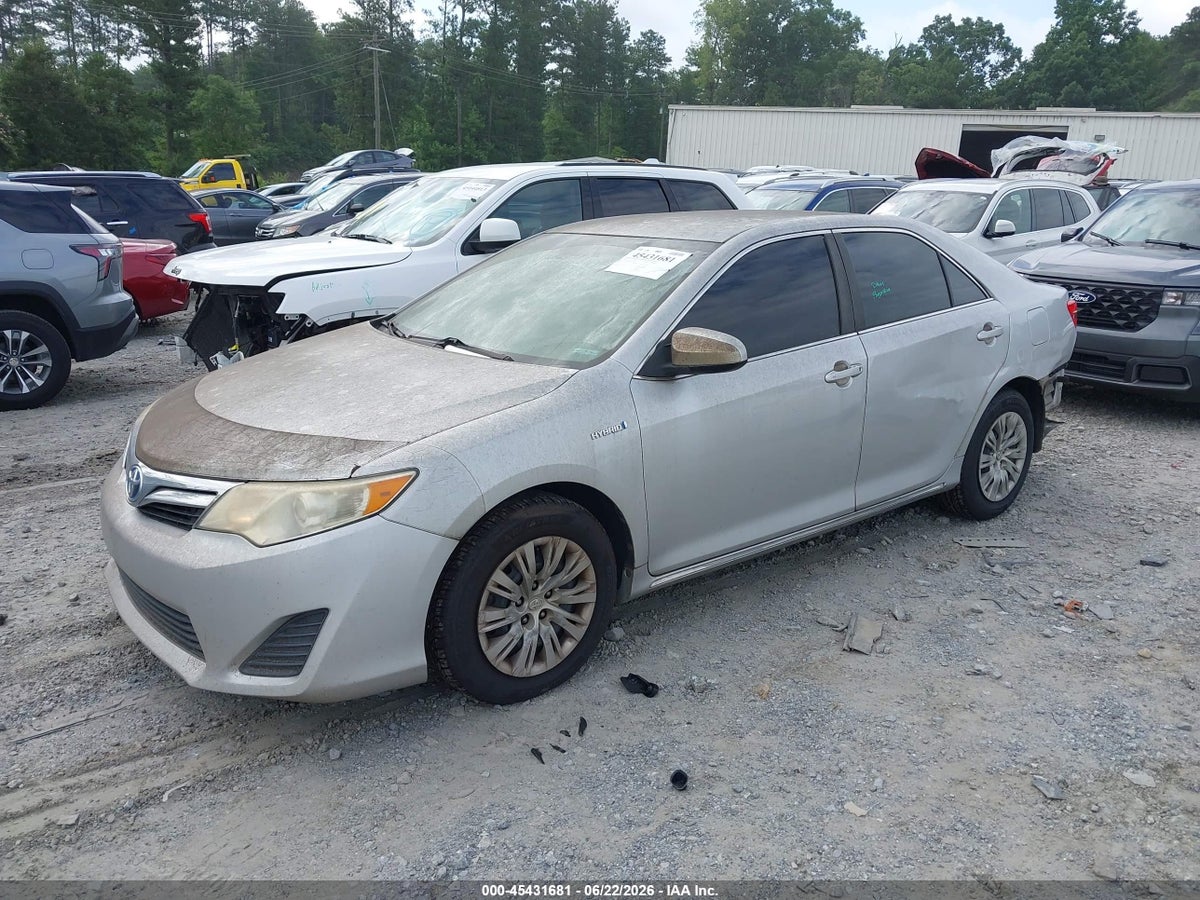 2014 TOYOTA CAMRY HYBRID LE — снимка 2