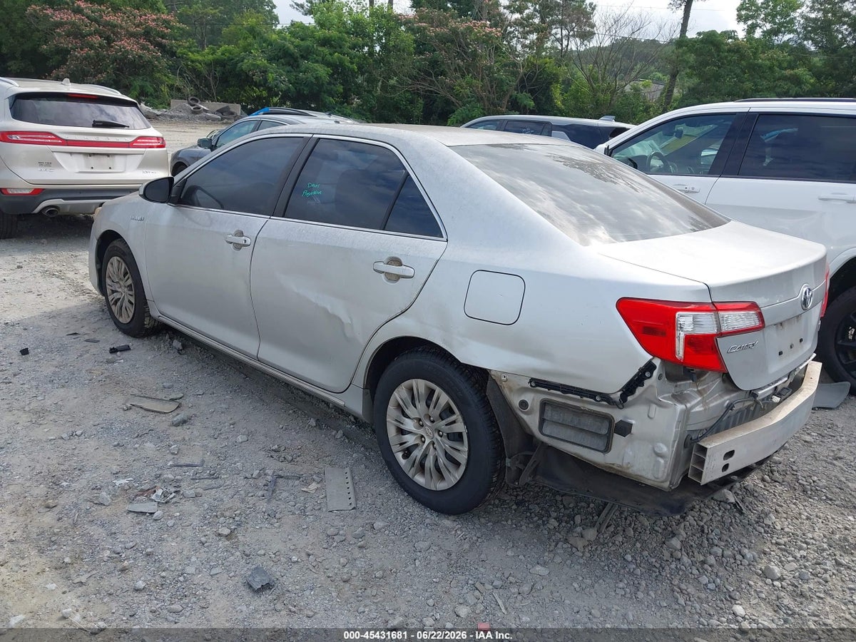 2014 TOYOTA CAMRY HYBRID LE — снимка 3