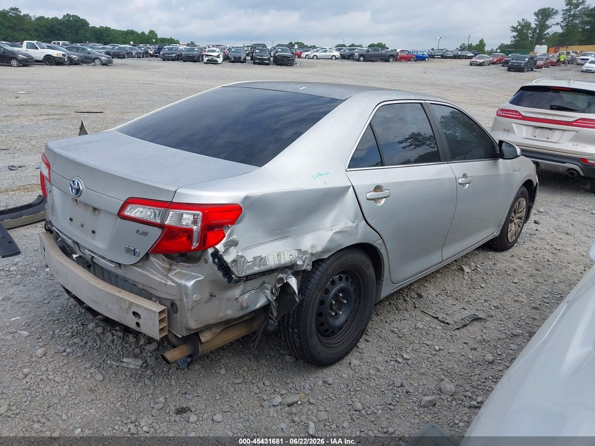 2014 TOYOTA CAMRY HYBRID LE — снимка 4