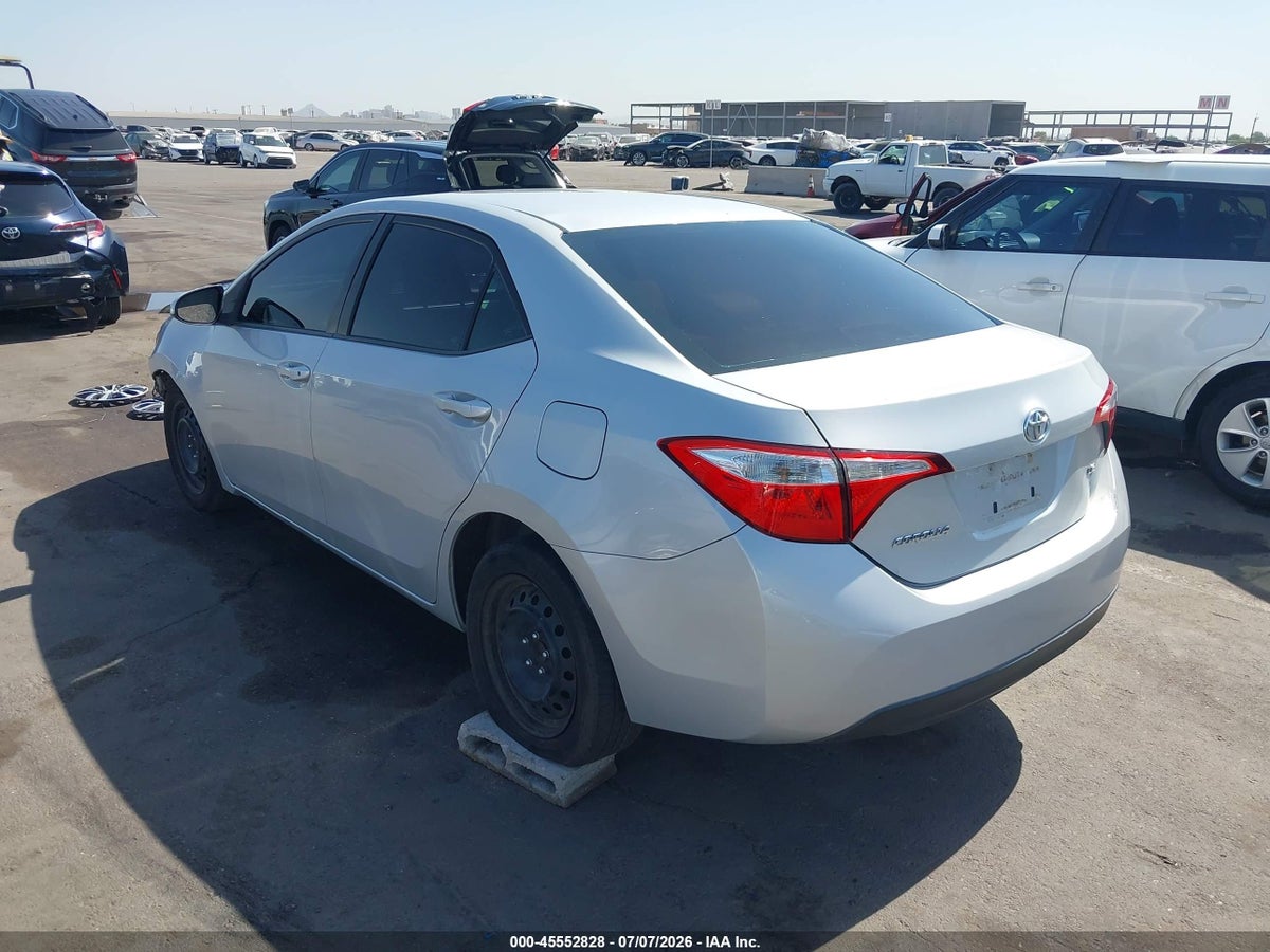 2014 TOYOTA COROLLA LE — photo 3