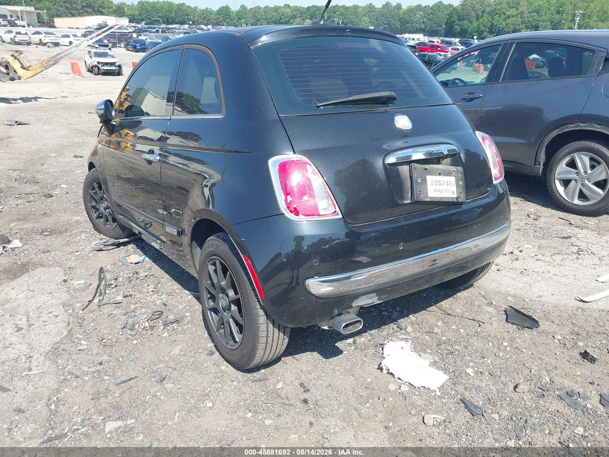 2012 FIAT 500 LOUNGE — снимка 3