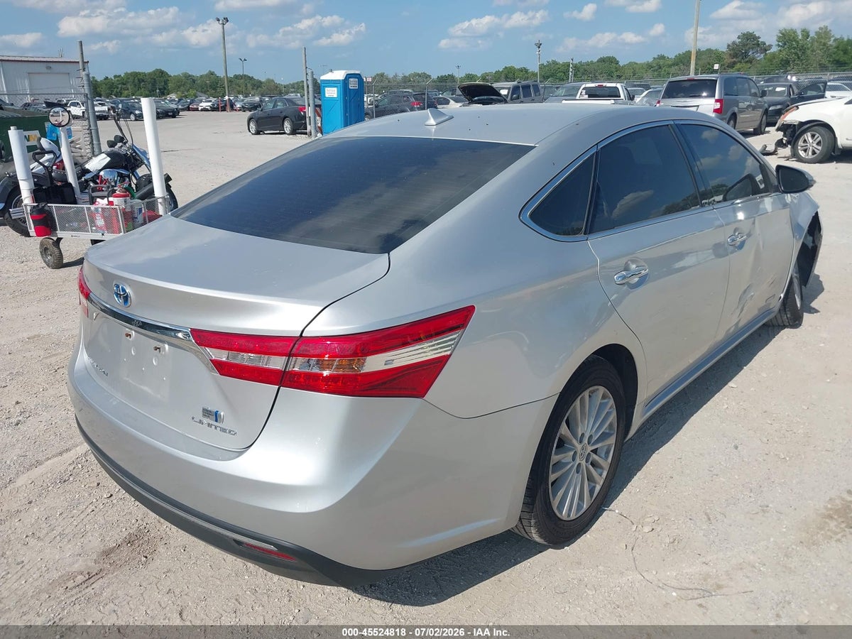 2014 TOYOTA AVALON HYBRID LIMITED — снимка 4