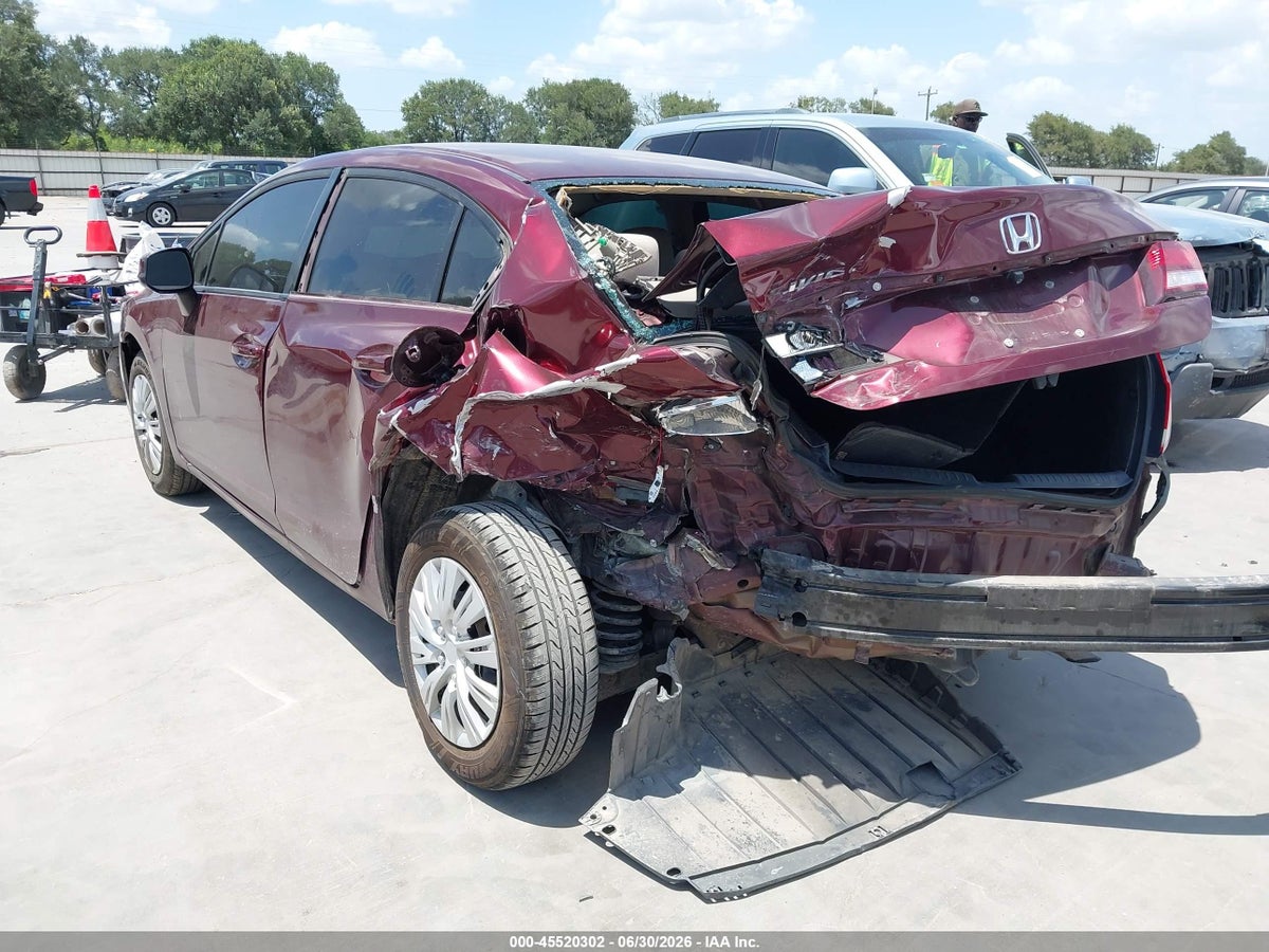2013 HONDA CIVIC LX — снимка 3