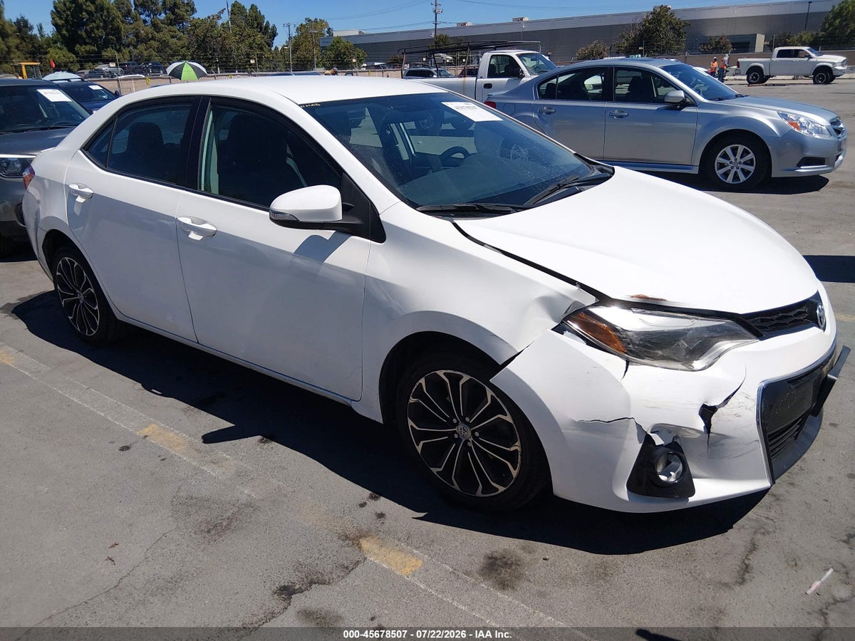 2015 TOYOTA COROLLA S PLUS