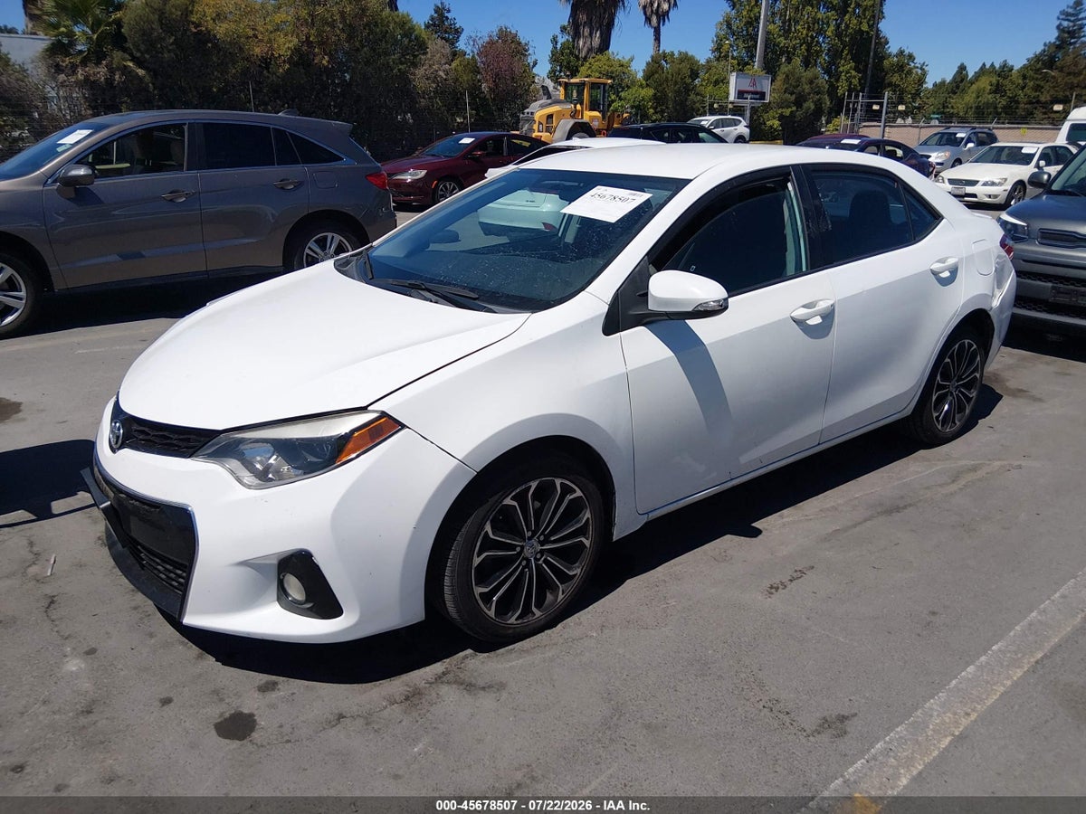 2015 TOYOTA COROLLA S PLUS — снимка 2