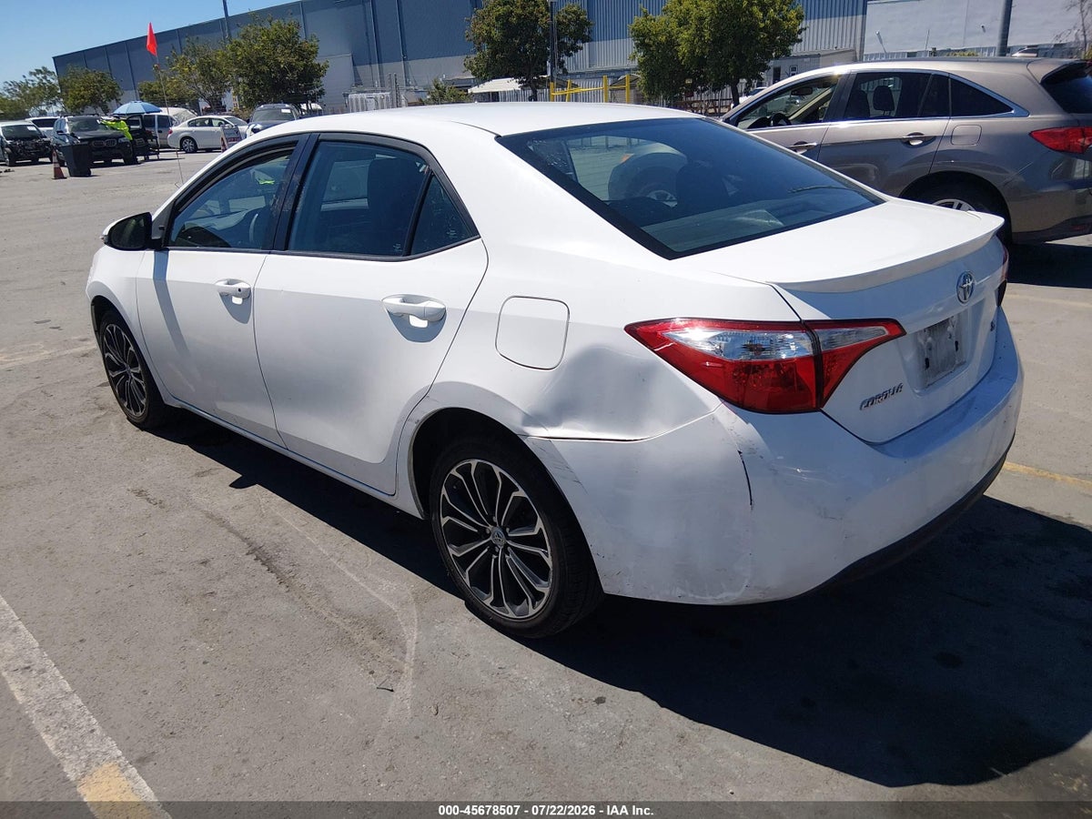 2015 TOYOTA COROLLA S PLUS — снимка 3