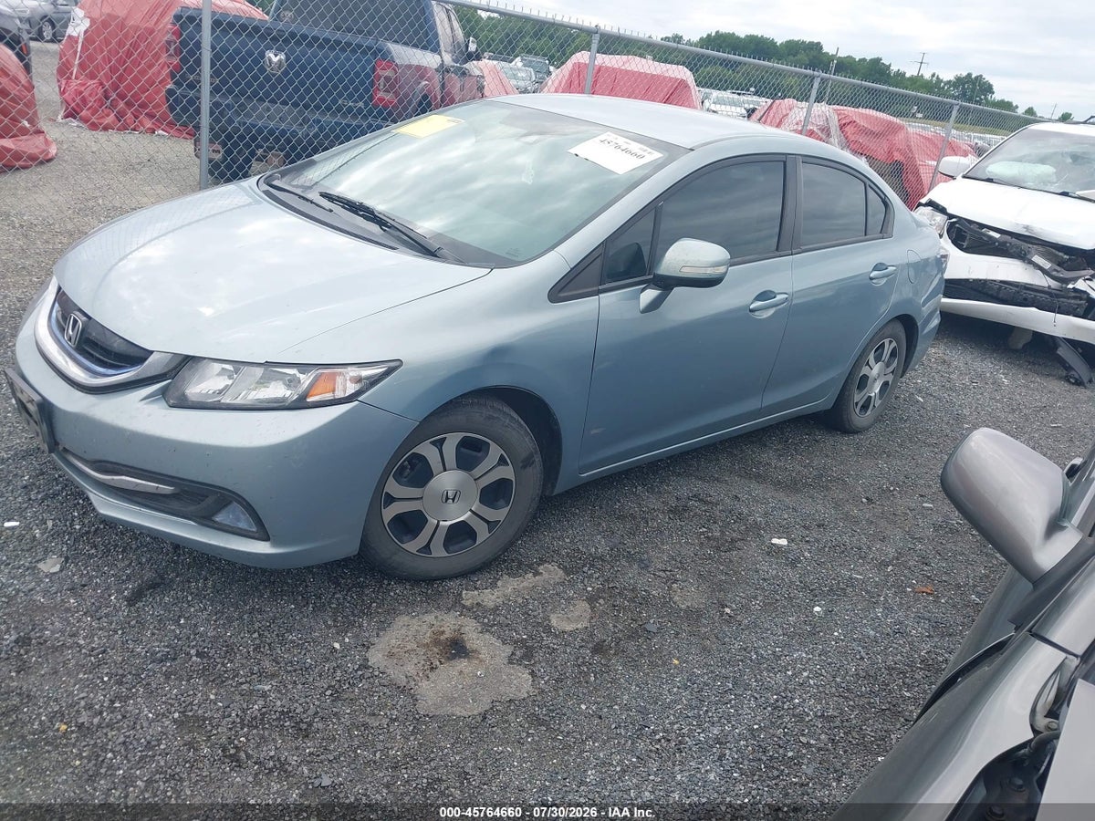 2013 HONDA CIVIC HYBRID — снимка 2