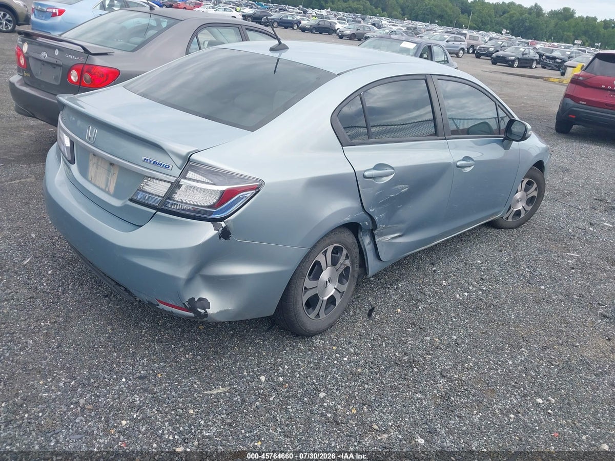 2013 HONDA CIVIC HYBRID — снимка 4