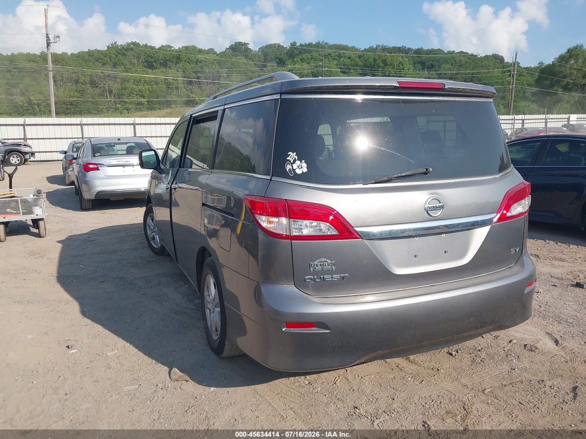 2016 NISSAN QUEST PLATINUM/S/SL/SV — снимка 3