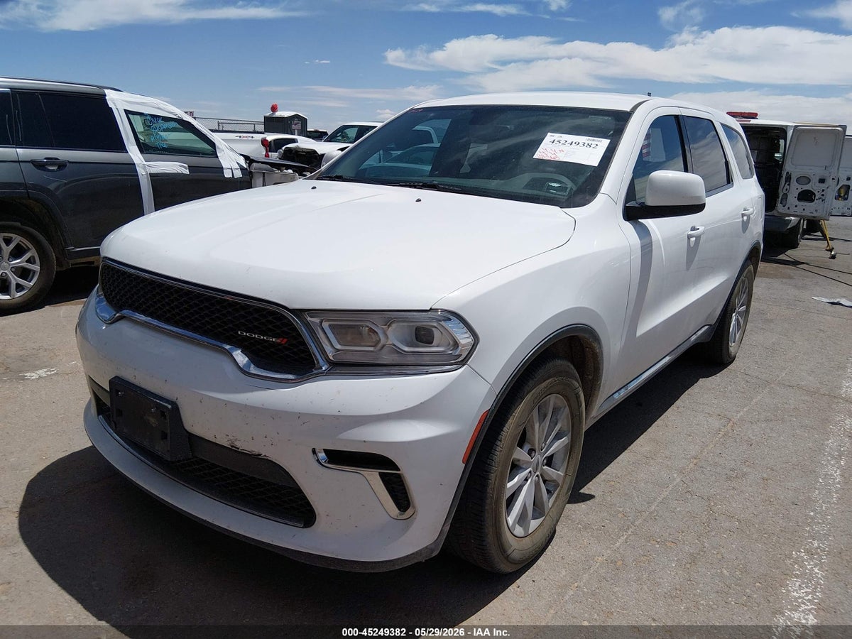 2021 DODGE DURANGO SXT RWD — снимка 2