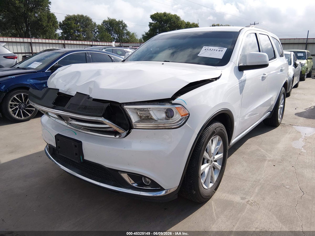 2020 DODGE DURANGO SXT PLUS RWD — снимка 2