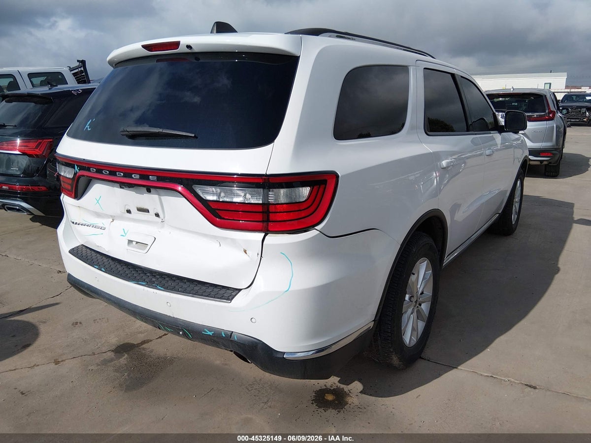 2020 DODGE DURANGO SXT PLUS RWD — снимка 4