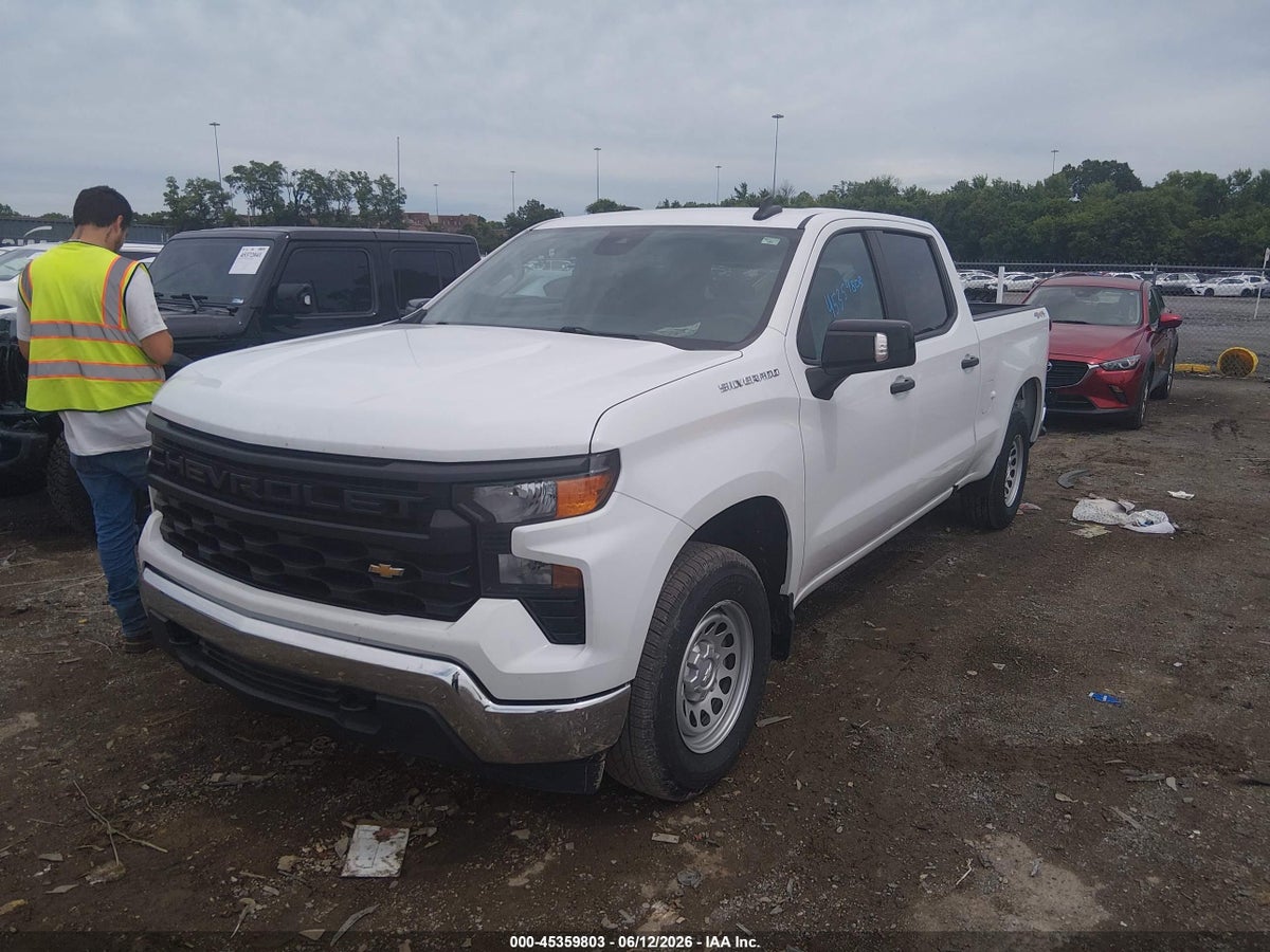 2023 CHEVROLET SILVERADO 1500 4WD STANDARD BED WT — снимка 2
