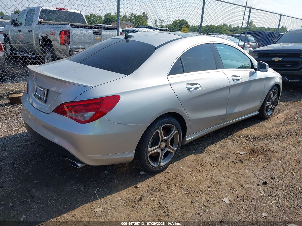 2014 MERCEDES-BENZ CLA 250 — снимка 4
