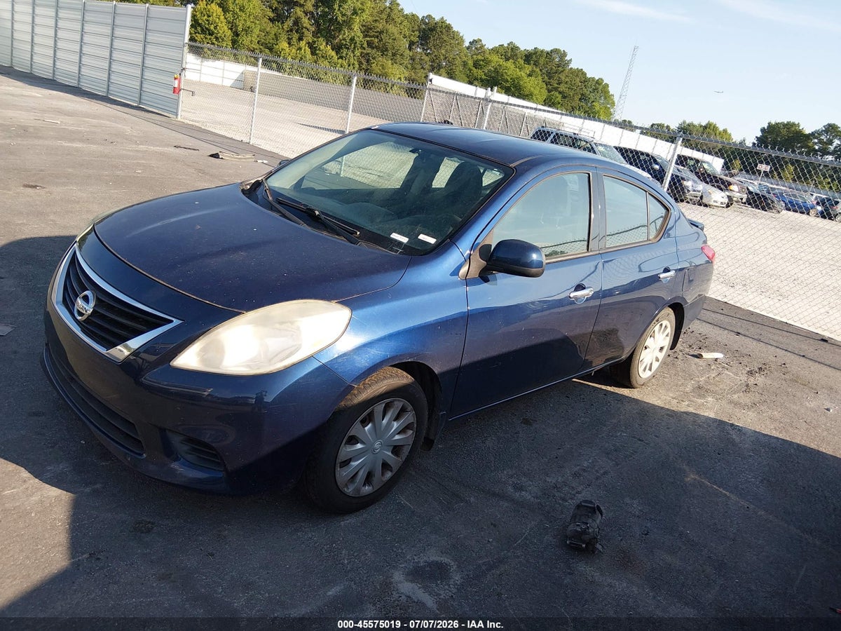 2014 NISSAN VERSA 1.6 S/1.6 S+/1.6 SL/1.6 SV/S — снимка 2