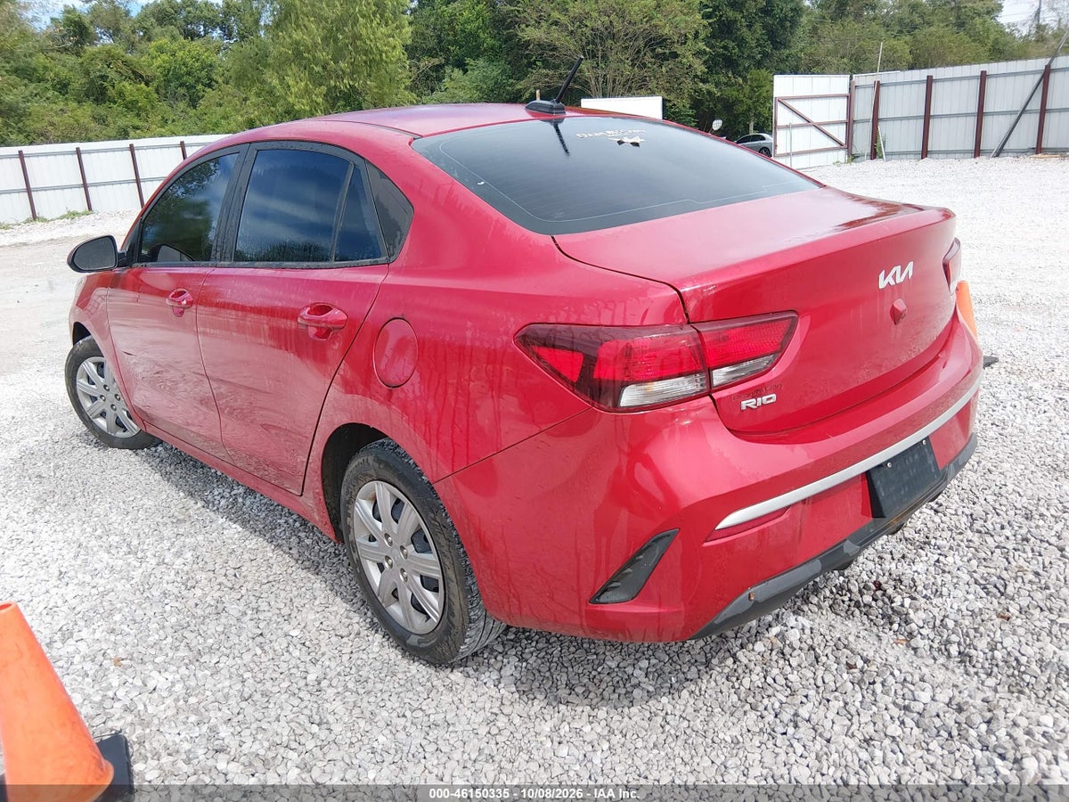 2023 KIA RIO S — photo 3