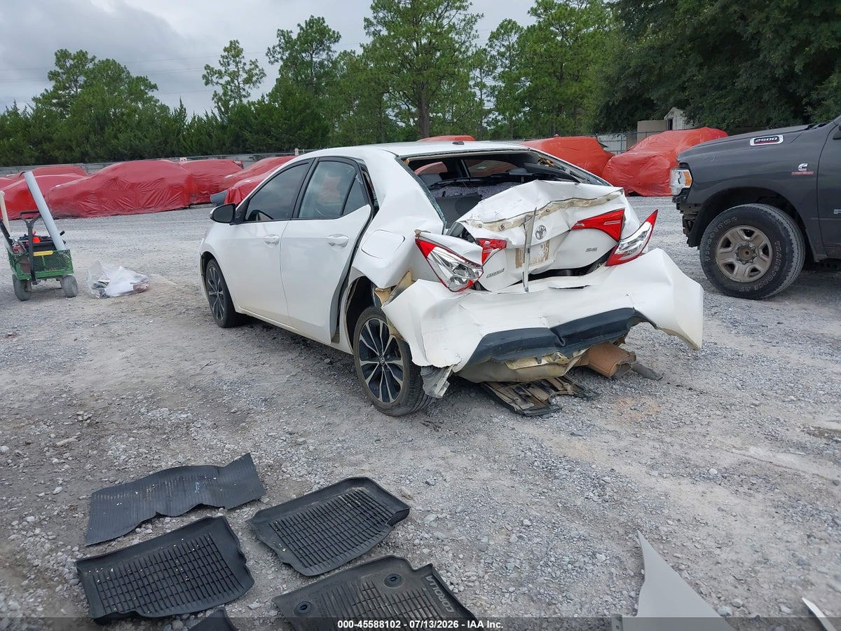 2017 TOYOTA COROLLA SE — снимка 3