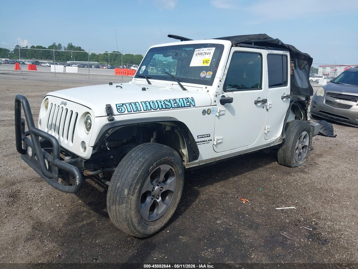 2016 JEEP WRANGLER UNLIMITED SPORT — снимка 2