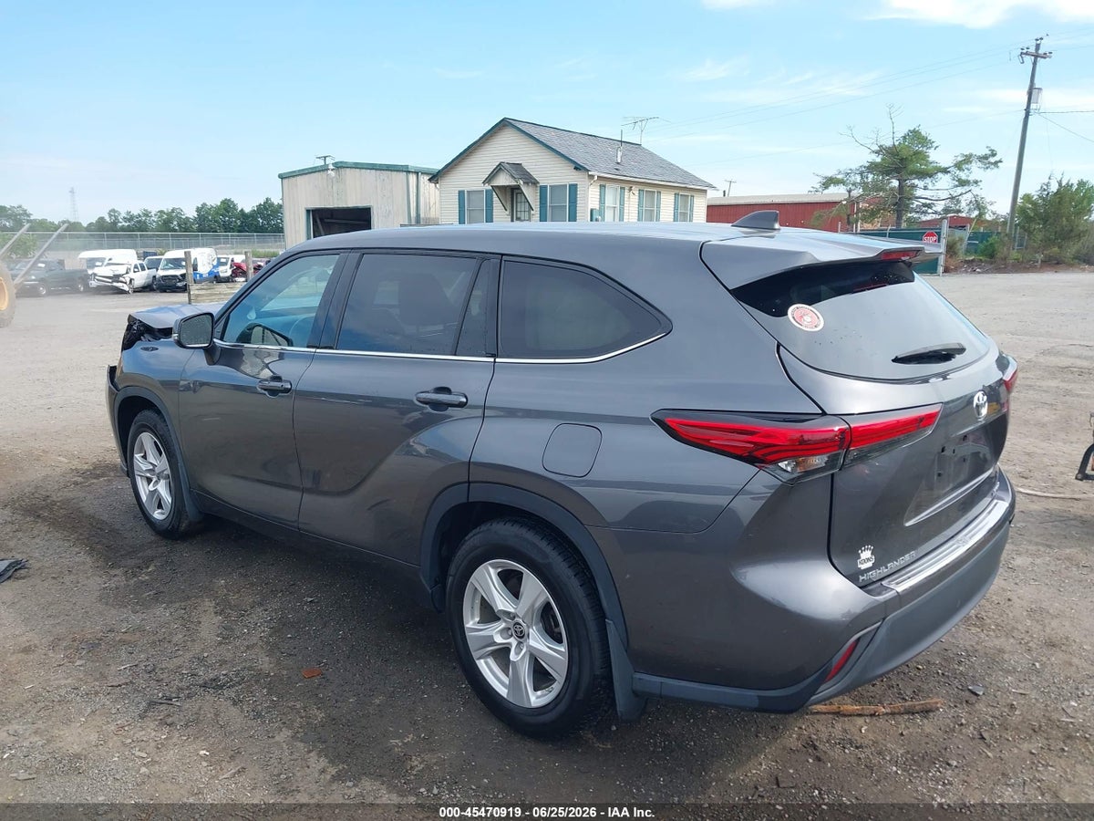 2022 TOYOTA HIGHLANDER LE — снимка 3