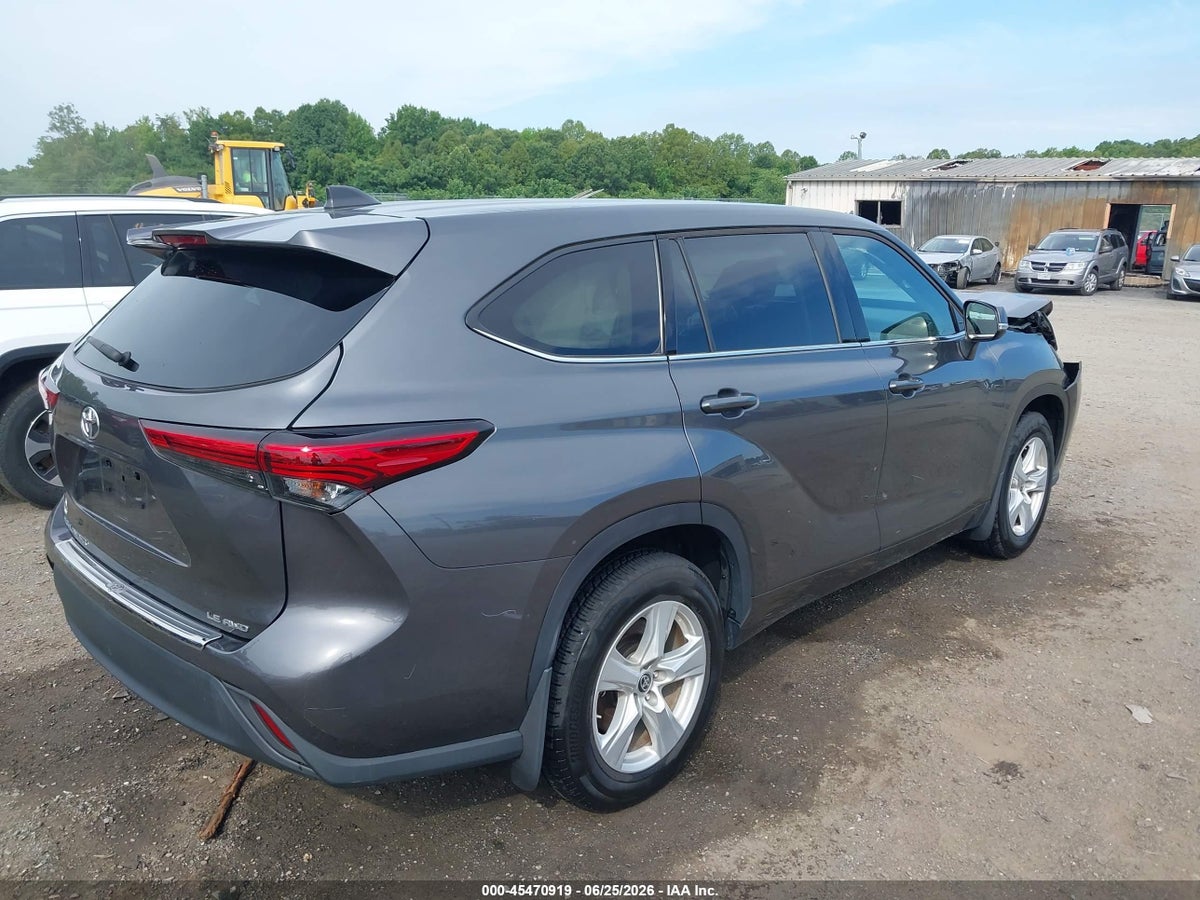 2022 TOYOTA HIGHLANDER LE — снимка 4