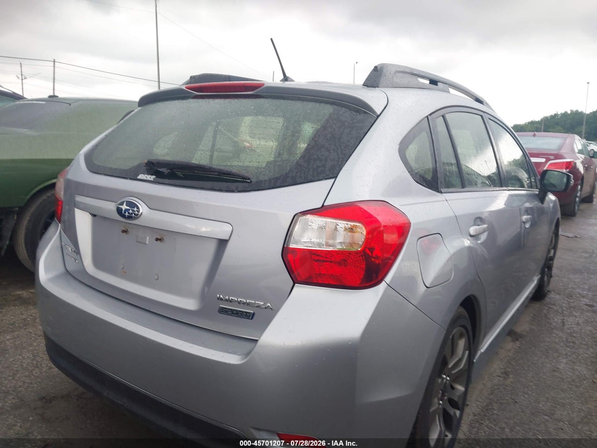 2016 SUBARU IMPREZA 2.0I SPORT PREMIUM — снимка 4