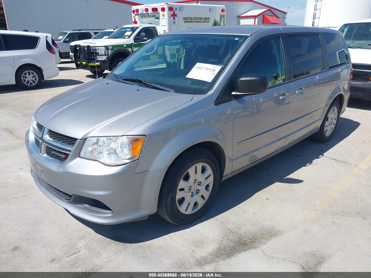 2017 DODGE GRAND CARAVAN SE — снимка 2