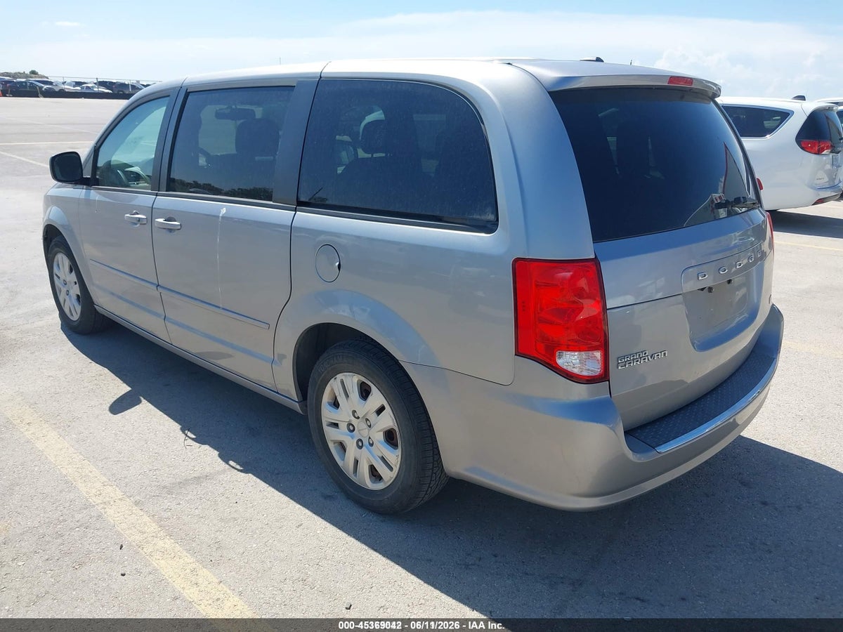 2017 DODGE GRAND CARAVAN SE — снимка 3