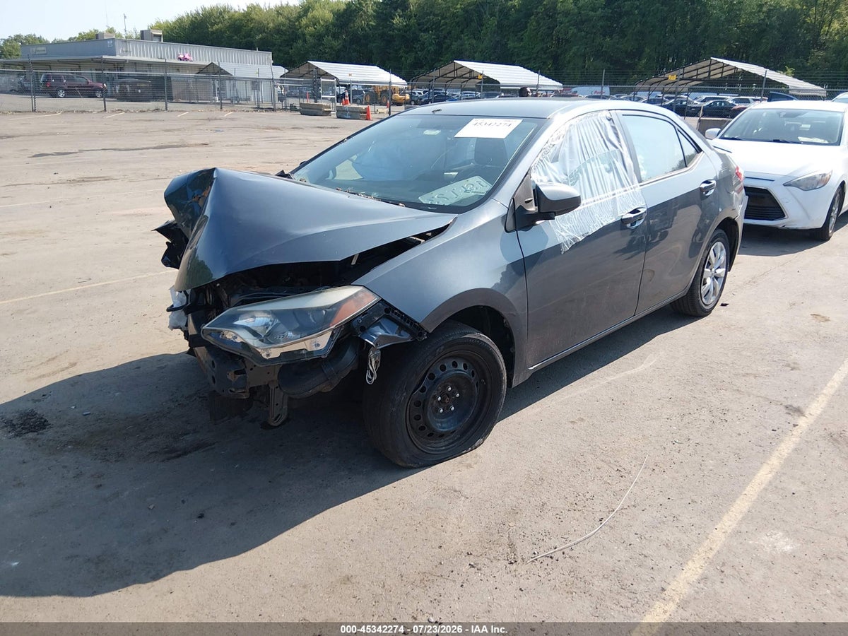 2014 TOYOTA COROLLA LE — снимка 2