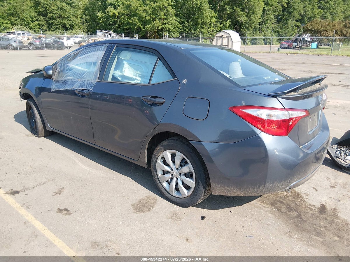 2014 TOYOTA COROLLA LE — снимка 3